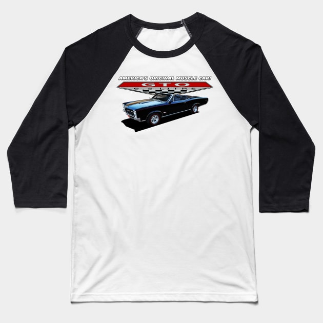 1966 Pontiac GTO Baseball T-Shirt by Chads